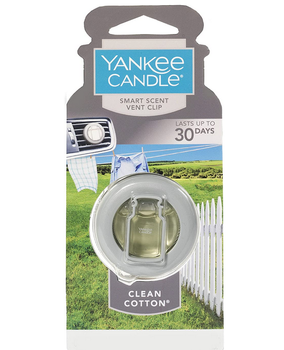 Yankee Candle Car Vent Clip Clean Cotton